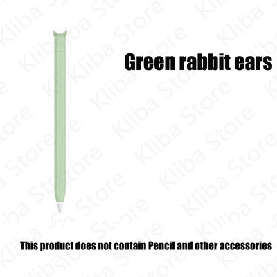 Skirtas Apple Pencil 1/2 Case Pieštuko dėklas Tablet Touch Stylus Pen Apsauginis dangtelis Apple pieštukui 2 1. 2. Minkštas silikoninis dėklas