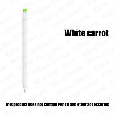 Skirtas Apple Pencil 1/2 Case Pieštuko dėklas Tablet Touch Stylus Pen Apsauginis dangtelis Apple pieštukui 2 1. 2. Minkštas silikoninis dėklas