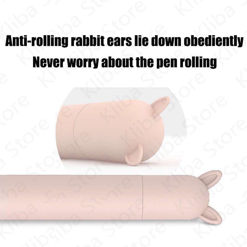 Skirtas Apple Pencil 1/2 Case Pieštuko dėklas Tablet Touch Stylus Pen Apsauginis dangtelis Apple pieštukui 2 1. 2. Minkštas silikoninis dėklas