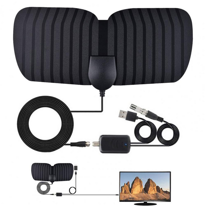 Liela attāluma jaudīga 3600 jūdžu 4K HDTV DVB-T2 viedtelevizora kastes antena spēļu istabai