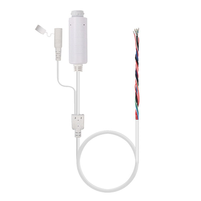 POE skirstytuvo kabelis, atsparus vandeniui POE adapterio kabelis IEEE802.3Af 48V izoliuotas POE kabelis FS5712DW