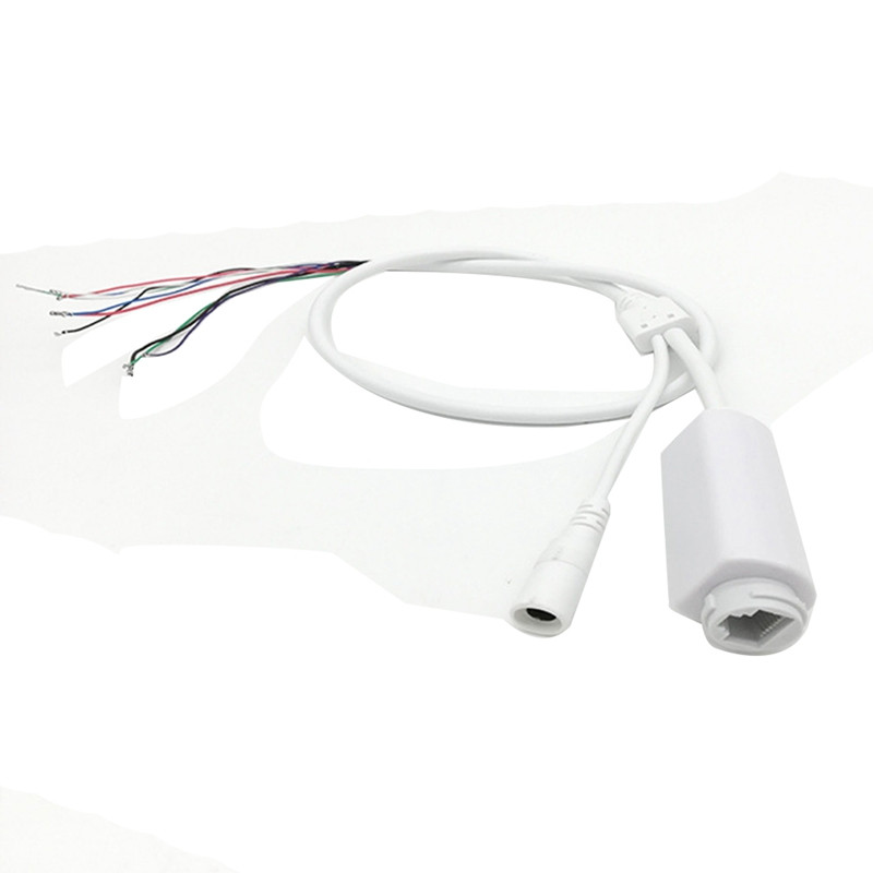 POE skirstytuvo kabelis, atsparus vandeniui POE adapterio kabelis IEEE802.3Af 48V izoliuotas POE kabelis FS5712DW