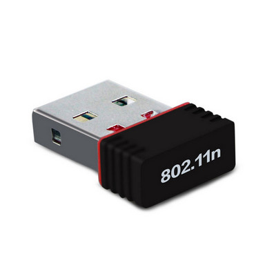 Olcsó vezeték nélküli mini USB Wifi adapter 802.11N 150Mbps USB2.0 vevő dongle hálózati kártya asztali laptophoz Windows Linux Mac