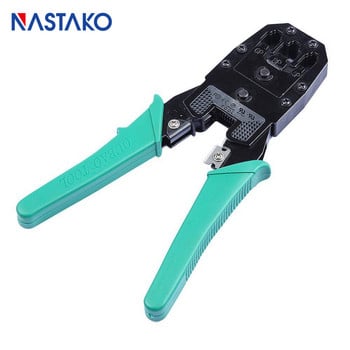 RJ45 Crimping Tool Rj45 Crimper Cable Network Wire Stripper Rj45 Tools for 8P 6P 4P Green
