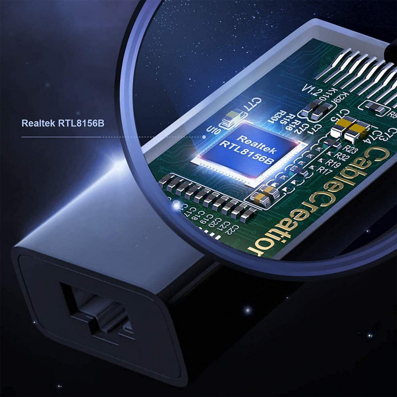 Adaptor USB tip C Ethernet Card de rețea Driver gratuit USB Type-C la RJ45 2500Mbps Adaptor Lan pentru MacBook PC Mac