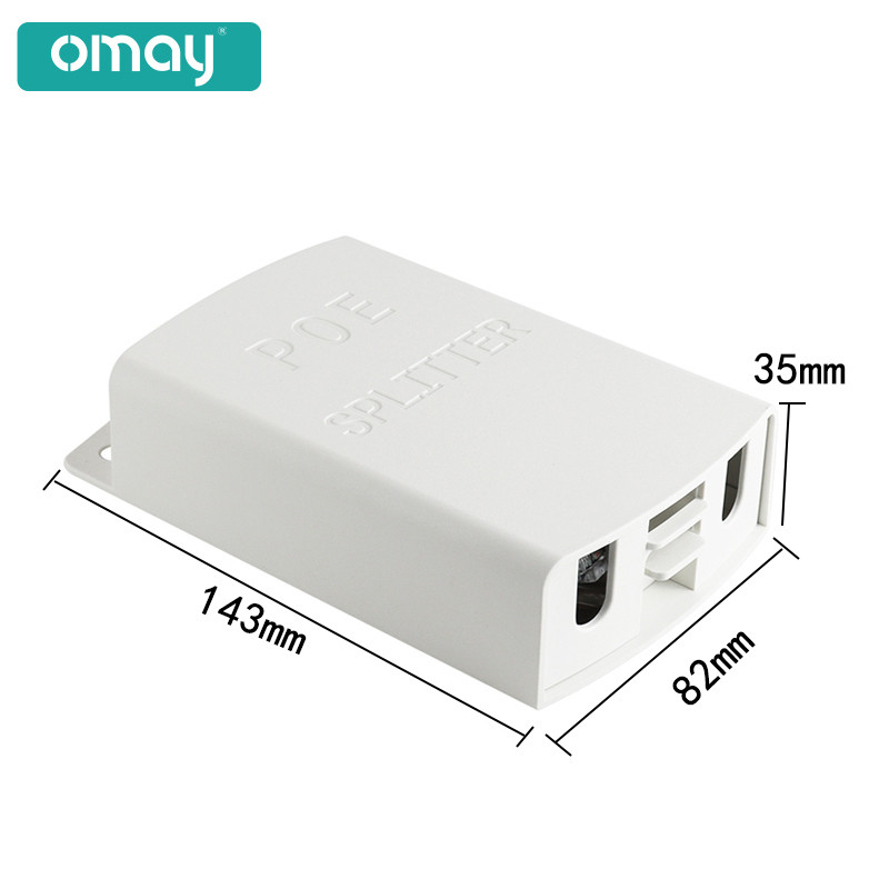 POE DC 48V iki 12V 2A PoE vandeniui atsparus skirstytuvas nuo trukdžių 15W 48W POE adapterio kabelio maitinimo modulis IP65 Naudojimas lauke