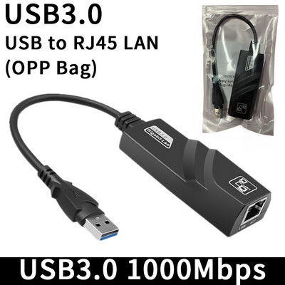 VAORLO 10/100/1000 Mbps USB 3.0/2.0 Type-C 3.1 na Gigabit Ethernet RJ45 LAN adaptér sieťová karta pre MAC PC laptop Windows 7 8 10