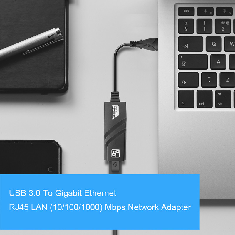 VAORLO 10/100/1000 Mbps USB 3.0/2.0 Type-C 3.1 na Gigabit Ethernet RJ45 LAN adaptér sieťová karta pre MAC PC laptop Windows 7 8 10