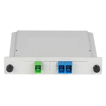 1 Point 2 Plug-In оптичен сплитер Sc/Upc Съединител за оптичен сплитер с квадратна глава Carrier Grade Coupler