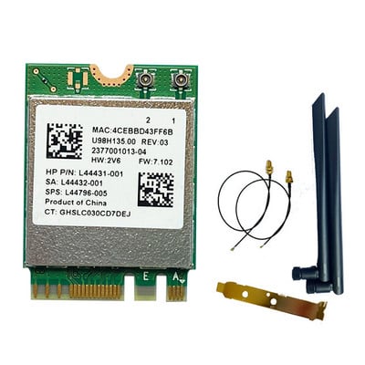 skirta „Intel 8265 AC AC8265 8265NGW NGFF“, skirta M.2 „Wifi“ kortelei WIFI „Bluetooth“ suderinamas 4.2 tinklo adapteris, dviejų juostų 2.4G/5G