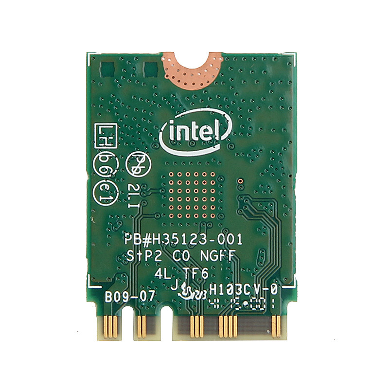 433Mbps Intel 3165 Card Wifi Bandă duală 2.4G/5Ghz 802.11ac WiFi + Bluetooth 4.0 Mini adaptor de rețea 3165NGW