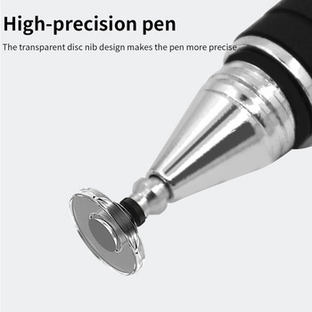 TISHRIC Stylus Pen For Apple Капацитивна писалка Прозрачна вендуза Double Touch Мобилен телефон Стилус за рисуване Молив iPad Android