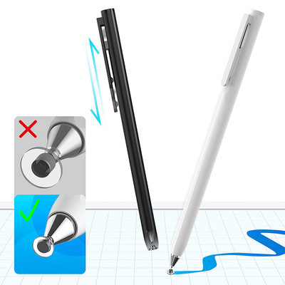 Univerzális fémtolható mágneses toll ceruza Apple Ipad Cтилус érintőképernyős tollak Android táblagéphez стилус для планшета