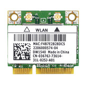 za Broadcom BCM943228 DW1540 2.4G/5G Dual Frequency MINI PCIE 300Mbps 802.11A/B/G/N Ugrađena bežična mrežna kartica