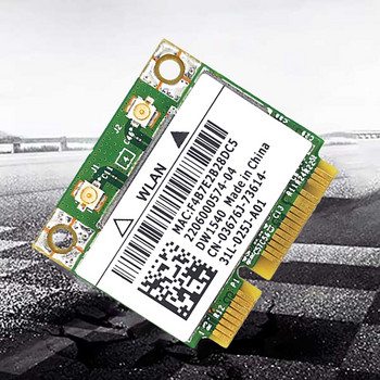 за Broadcom BCM943228 DW1540 2.4G/5G Dual Frequency MINI PCIE 300Mbps 802.11A/B/G/N Вградена безжична мрежова карта