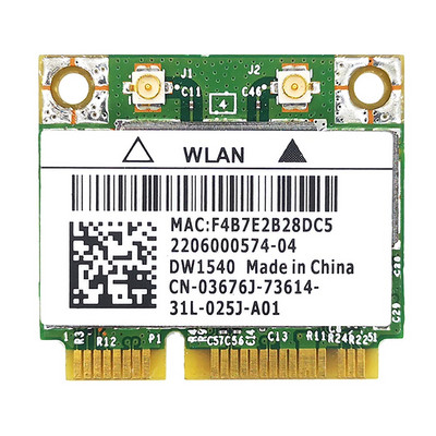za Broadcom BCM943228 DW1540 2.4G/5G Dual Frequency MINI PCIE 300Mbps 802.11A/B/G/N Ugrađena bežična mrežna kartica