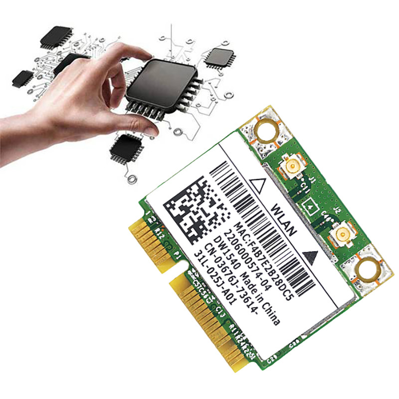za Broadcom BCM943228 DW1540 2.4G/5G Dual Frequency MINI PCIE 300Mbps 802.11A/B/G/N Ugrađena bežična mrežna kartica
