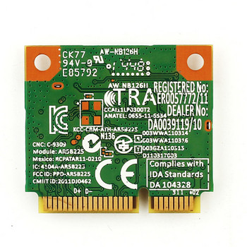 Atheros AR5B225 WIFI безжична Bluetooth BT 4.0 Half MINI PCI-E Wlan карта, по-добра от 1030 6235 6230 150M мрежов адаптер за лаптоп