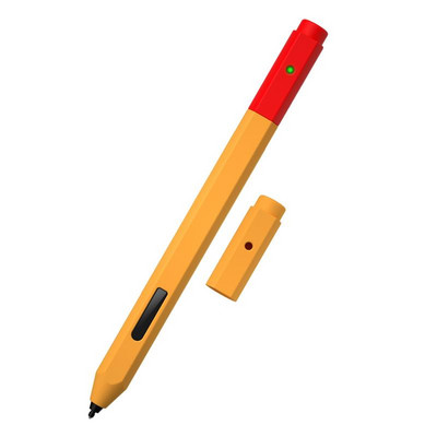 Защитен калъф за стилус за таблет Удароустойчив силиконов защитен калъф за молив Издръжлив и мек калъф за писалка с контрастен цвят