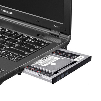 En-Labs 2,5 инча SATA 2nd HDD/SSD ТВЪРД ДИСК SATA към SATA caddy Tray за 9,5 мм лаптоп Универсален CD/DVD-ROM слот за оптично отделение