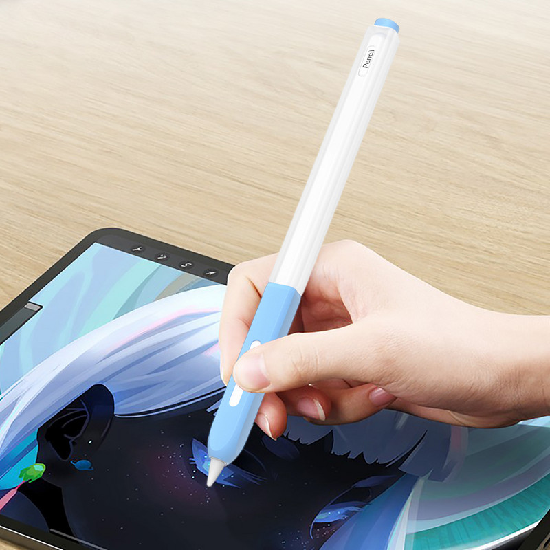 Stylus Cover szilikon toll toll ceruzához 2 színben megfelelő Stylus védő tok csúszásmentes tollvédő karcolásgátló tolltartó