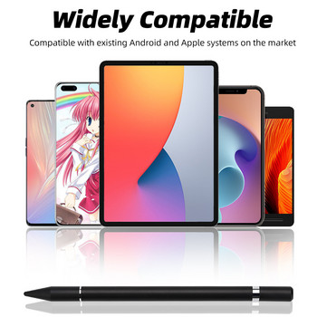 3 в 1 Универсален таблет Телефон Сензорен екран Писалка Капацитивен диск Стилус Химикалка Молив за рисуване за Xiaomi Huawei Samsung