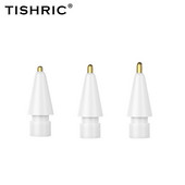 3PCS TISHRIC Touch Pen Tips For Apple Pencil Tips 1st/2nd Generation 2B For Ipad Screen Upgraded White Touch Nibs Accessories