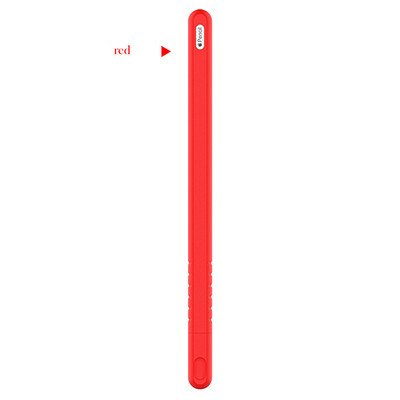 Nešiojamas minkštas silikoninis rašiklio dėklas, skirtas Apple Pencil 2, skirtas iPad Pro Tablet Touch Pen Apsauginis rankovės dangtelis Spalvingas maišelis