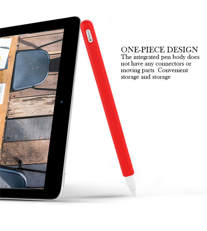 Nešiojamas minkštas silikoninis rašiklio dėklas, skirtas Apple Pencil 2, skirtas iPad Pro Tablet Touch Pen Apsauginis rankovės dangtelis Spalvingas maišelis