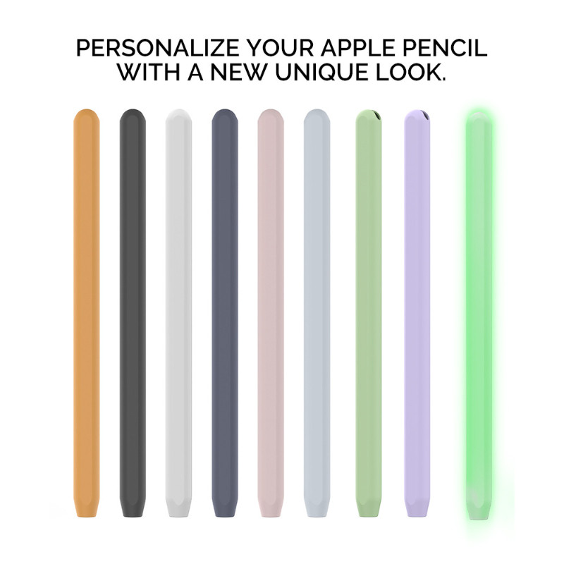 Skirtas Apple Pencil 2nd Generation Tablet Touch Stylus Pouch Neslystantis apsauginis silikoninis dėklas, skirtas iPad 2018 Pro 12,9 11 colių rašiklis