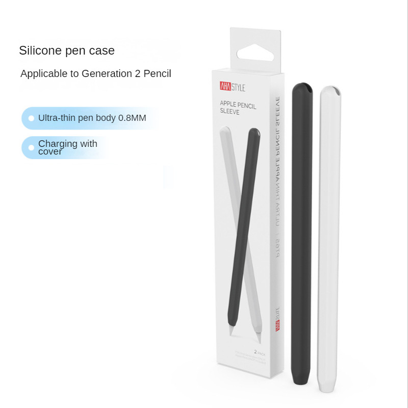 Skirtas Apple Pencil 2nd Generation Tablet Touch Stylus Pouch Neslystantis apsauginis silikoninis dėklas, skirtas iPad 2018 Pro 12,9 11 colių rašiklis
