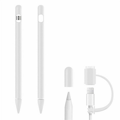 4PCS u 1 kompletu Apple Pencil 1 Case Silikonska torbica za Apple Pencil 1 Anti Lost Apple Pencil Case Držač za olovku Zaštitna maska