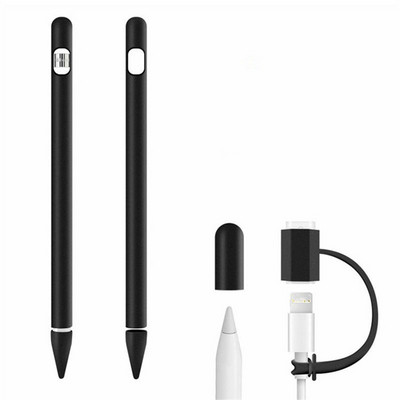 4PCS u 1 kompletu Apple Pencil 1 Case Silikonska torbica za Apple Pencil 1 Anti Lost Apple Pencil Case Držač za olovku Zaštitna maska