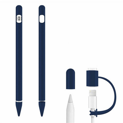 4PCS u 1 kompletu Apple Pencil 1 Case Silikonska torbica za Apple Pencil 1 Anti Lost Apple Pencil Case Držač za olovku Zaštitna maska