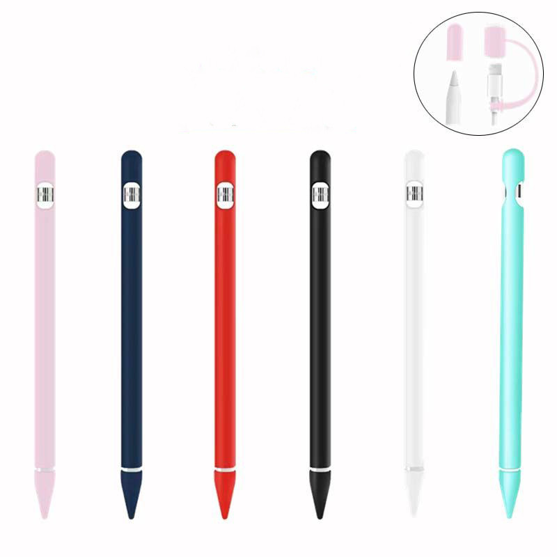 4PCS u 1 kompletu Apple Pencil 1 Case Silikonska torbica za Apple Pencil 1 Anti Lost Apple Pencil Case Držač za olovku Zaštitna maska