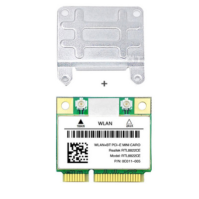RTL8822CE 1200Mbps Dual Band 2.4G/5G 802.11AC Κάρτα mini PCIe WiFi ασύρματη κάρτα δικτύου Bluetooth 5.0 Υποστήριξη Windows 10 win 11