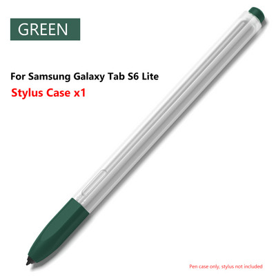 Vadonatúj átlátszó zselé színes szilikon tolltartó Samsung Galaxy Tab S6 Lite táblagéphez ultravékony ujjlenyomat-gátló