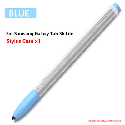 Vadonatúj átlátszó zselé színes szilikon tolltartó Samsung Galaxy Tab S6 Lite táblagéphez ultravékony ujjlenyomat-gátló