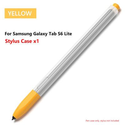 Vadonatúj átlátszó zselé színes szilikon tolltartó Samsung Galaxy Tab S6 Lite táblagéphez ultravékony ujjlenyomat-gátló