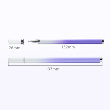 Универсална писалка 2 в 1 за таблет, мобилен телефон Универсална писалка за рисуване за Xiaomi, Samsung, iPhone, iPad, сензорен стилус