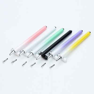 Universal Stylus Pen 2 in 1 planšetdatoram mobilajam tālrunim Universāla zīmēšanas pildspalva Xiaomi Samsung iPhone iPad skārienekrāna pildspalvai