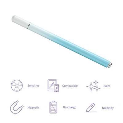Stilo universal 2 în 1 pentru tabletă telefon mobil Stilo universal pentru desen pentru Xiaomi Samsung iPhone iPad Stylus pentru ecran tactil