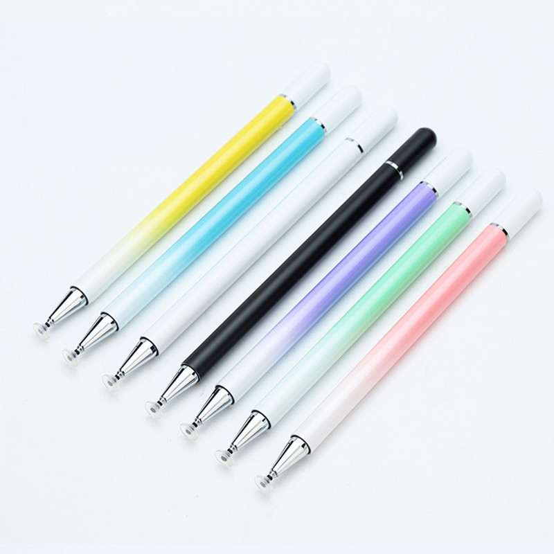 Stilo universal 2 în 1 pentru tabletă telefon mobil Stilo universal pentru desen pentru Xiaomi Samsung iPhone iPad Stylus pentru ecran tactil