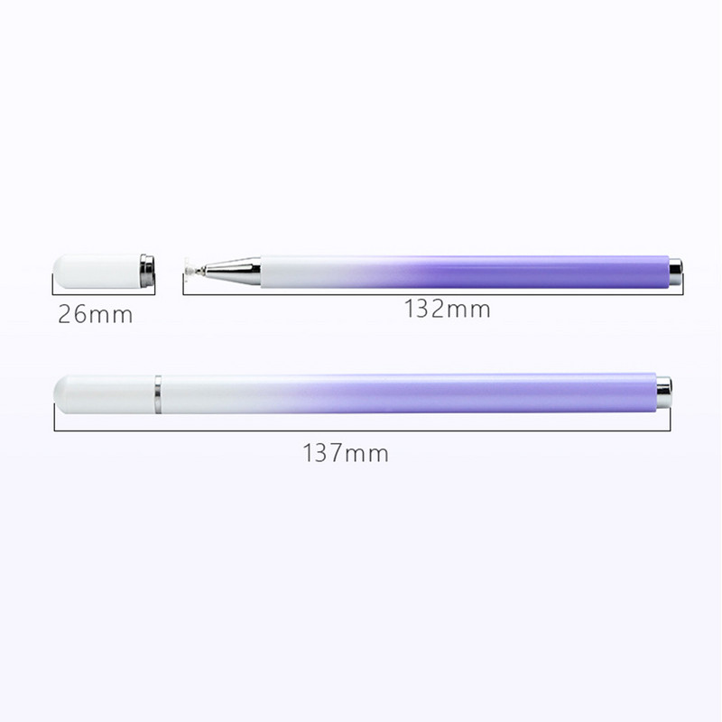 Stilo universal 2 în 1 pentru tabletă telefon mobil Stilo universal pentru desen pentru Xiaomi Samsung iPhone iPad Stylus pentru ecran tactil