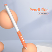 Silikonska zaštitna torbica za Apple Pencil 2 za IPad Tablet Pen Stylus Zaštitna navlaka za navlaku Protuklizna i protuklizna