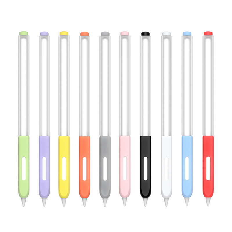 Silikonska zaštitna torbica za Apple Pencil 2 za IPad Tablet Pen Stylus Zaštitna navlaka za navlaku Protuklizna i protuklizna
