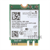 Bezdrôtová karta AC 3160 3160NGW 433 Mbps Dual Band 2.4G 5GHz Bluetooth 4.0 NGFF Wifi pre DELL 5547 5545 5548 5558 5557 5758 5559