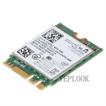 Wireless-AC 3160 3160NGW 433Mbps Dual Band 2.4G 5GHz Bluetooth 4.0 NGFF Wifi Card For DELL 5547 5545 5548 5558 5557 5758 5559