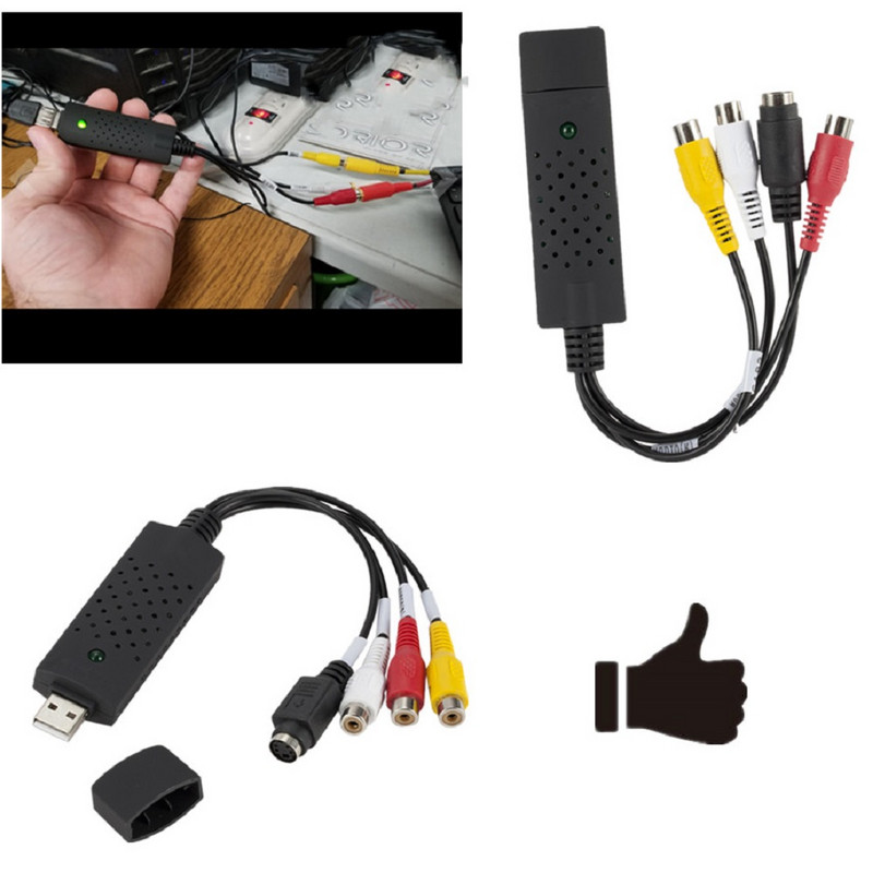 USB2.0 VHS-i DVD-muundur Analoogvideo teisendamine digitaalvormingusse Audio-video DVD VHS-salvestuskaardi kvaliteediga arvutiadapter