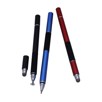 Три в едно докосване Химикалка+Химикалка Писане Универсална писалка Стилус За iPad За Samsung За Huawei/Xiaomi Стилус Таблет Молив